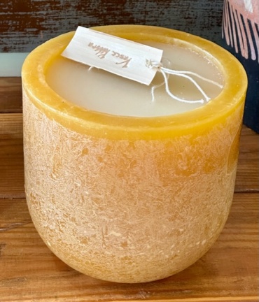 Yellow Oversized Candle