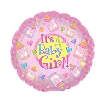 Baby Girl Mylar Balloon