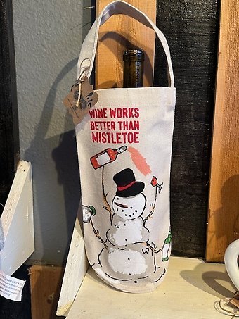Snowman Wine Bag