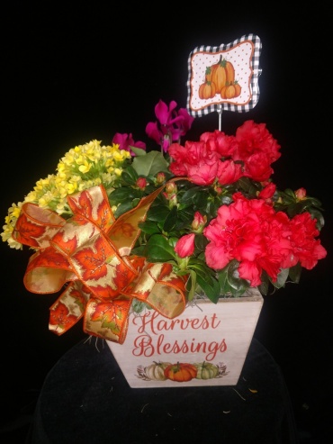 Harvest Blessings planter box