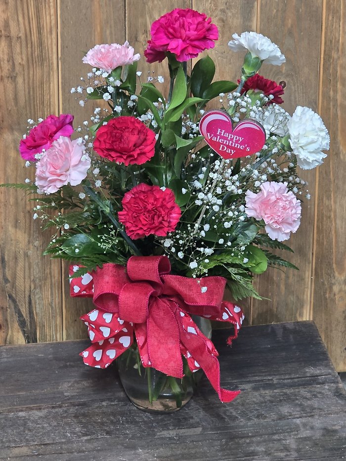 Valentine\'s carnations