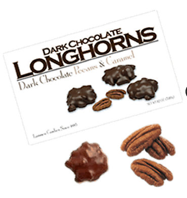 Lammes Candies DARK Chocolate Longhorns