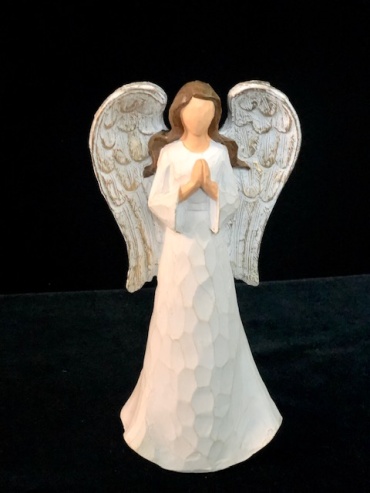 Angel with praying hands