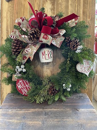 Fresh Tis The Season Wreath