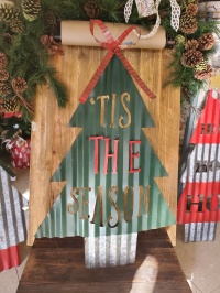 Home is where the heart is metal sign