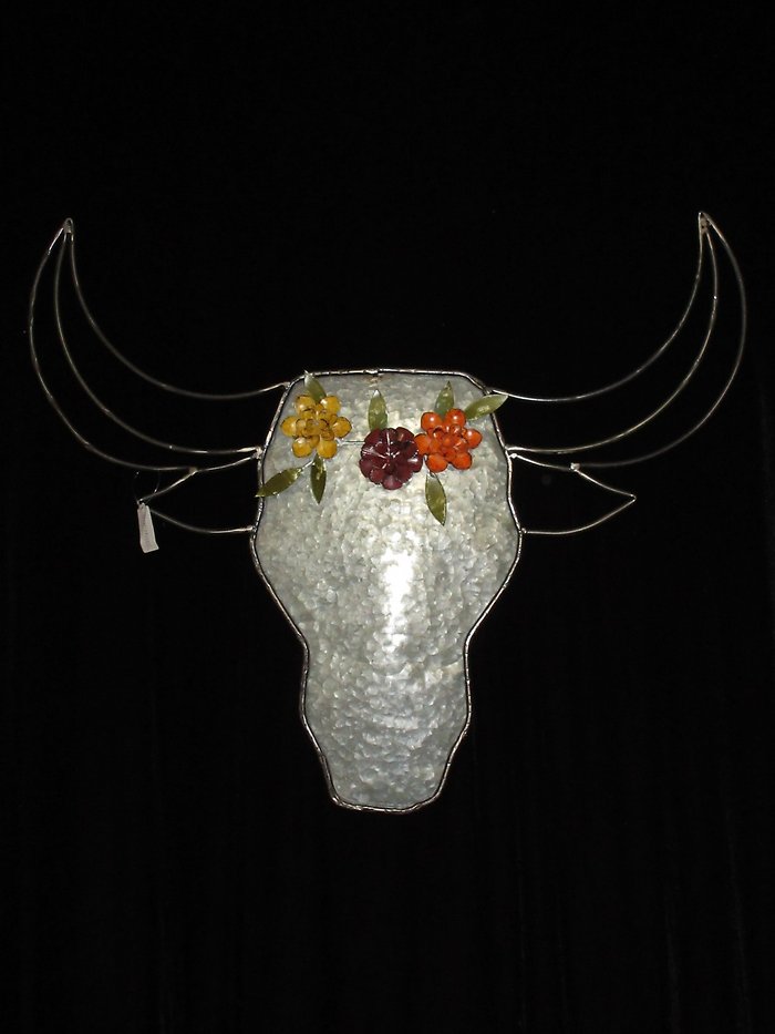 Tin Longhorn Wall art