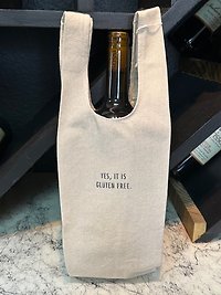 Plaid Tassel Wine Bag