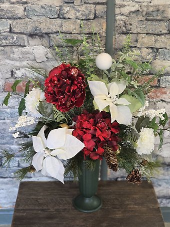 Assorted silk Christmas cone