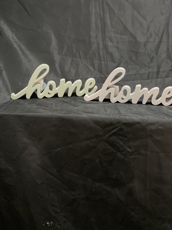 Home wooden sign