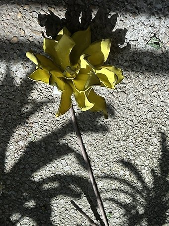 Chartreuse floral stem