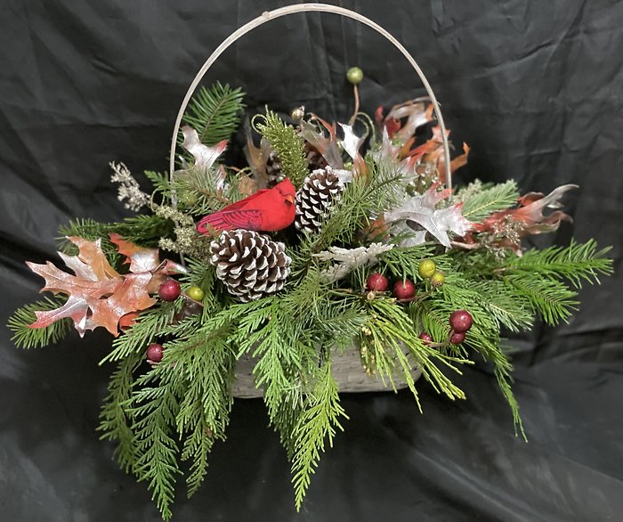 Classic Cardinal Basket