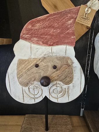 Woden Santa table topper small