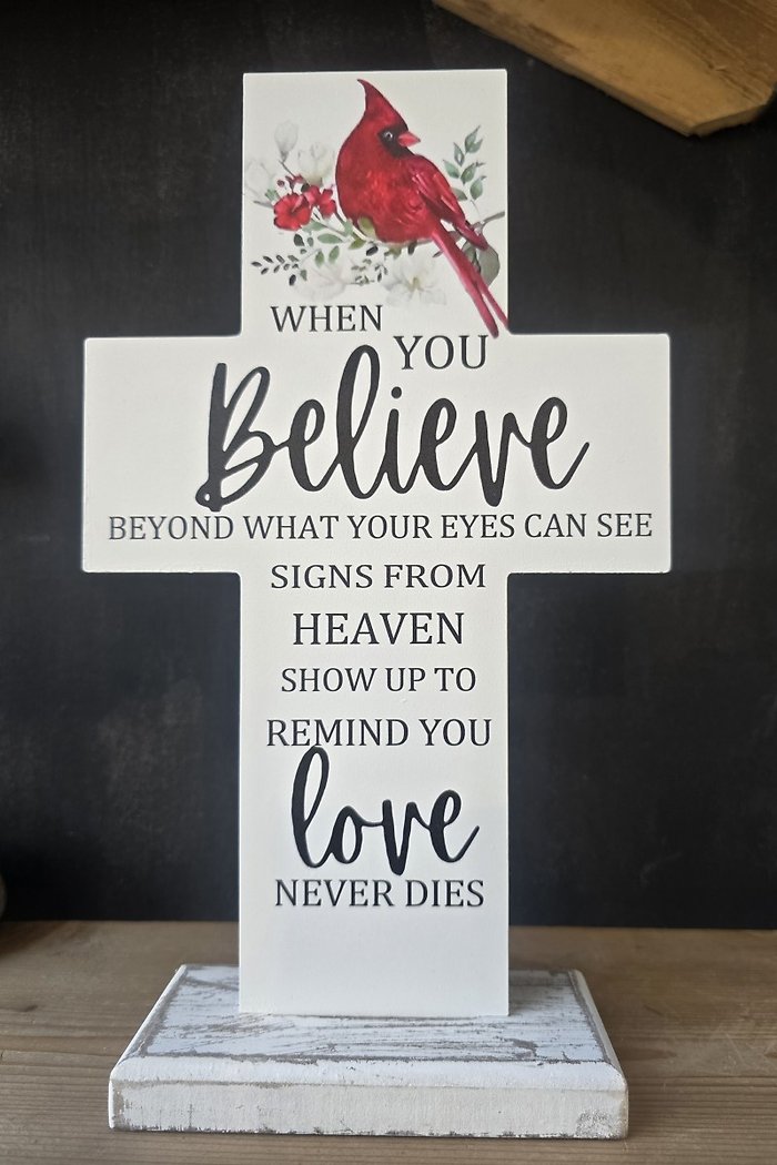 Believe cardinal cross