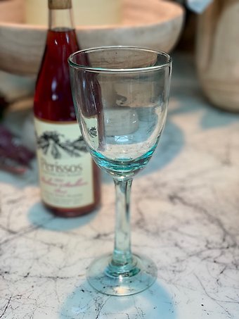 Hand Blown Wine Glass
