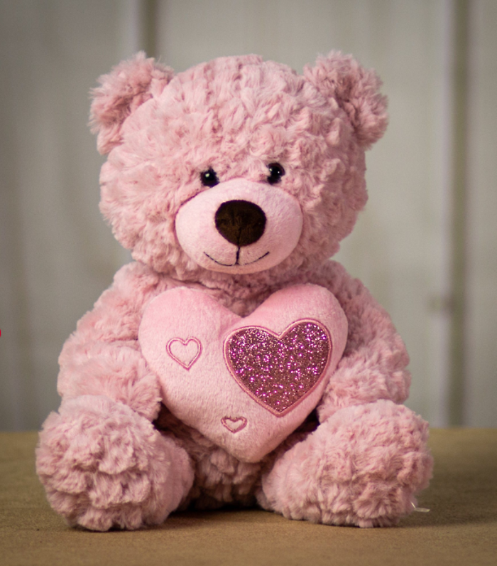 Rose Bear Plush