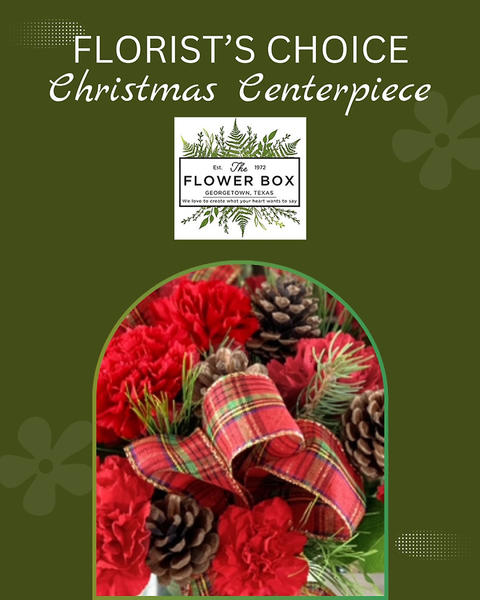 Florist\'s Choice Christmas Centerpiece