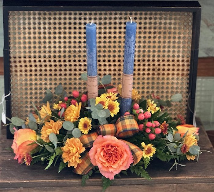 Crisp Autumn Morning Centerpiece