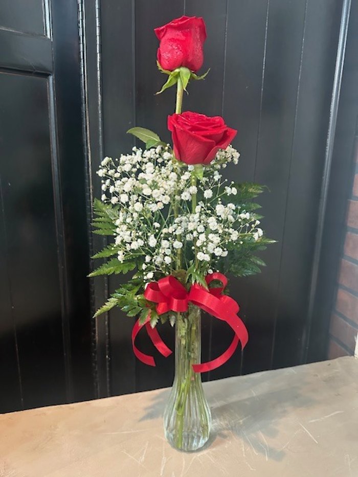 Double Rose Bud Vase