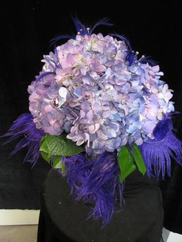 Purple Hydrangea Bridal bouquet