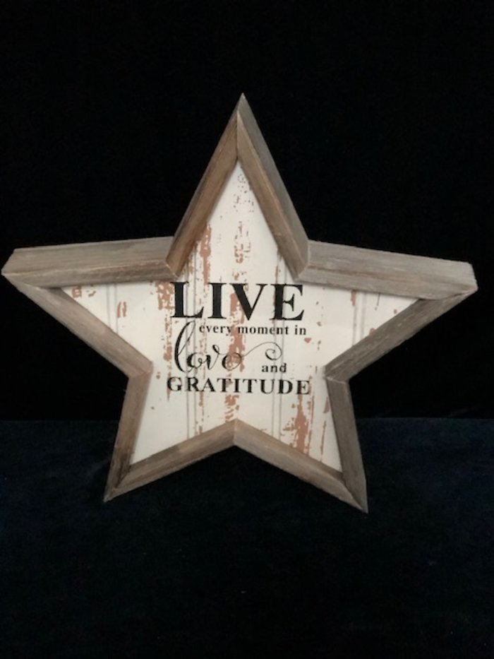 Live gratitude....star