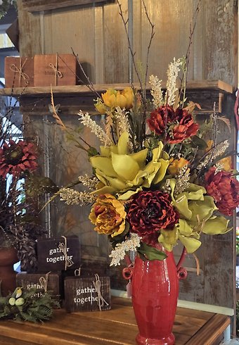 Earth\'s bounty silk arrangement