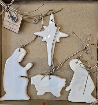 Nativity ornament box set