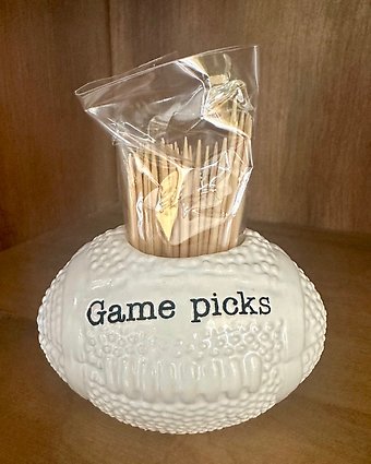 Football Toothpick holder