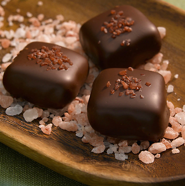 Hawaiian Salted Dark Chocolate Caramels