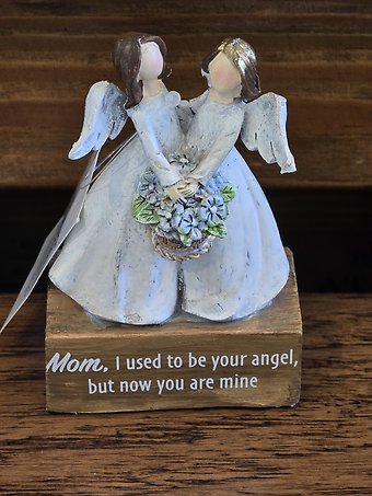 Mom I used to be your angel statue