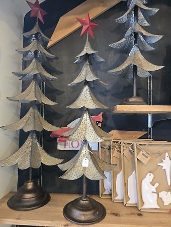 Metal table top tree medium