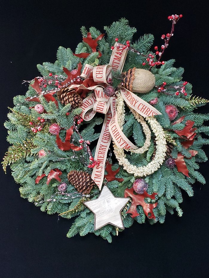 Rustic Christmas Wreath