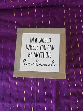 In a world where you can be anything....