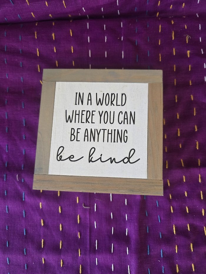 In a world where you can be anything....