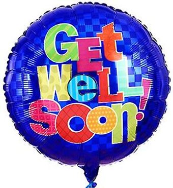 Get Well Soon! Mylar Balloon