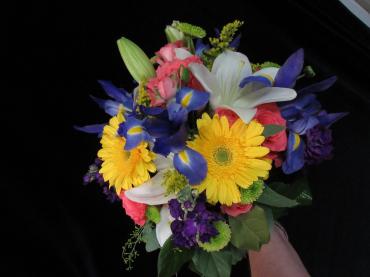 Sunflower Bliss Bridesmaids bouquet