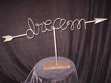 \"Dream\" Iron Sign