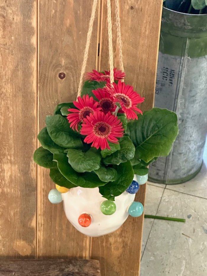 Whimsical Hanging Daisy