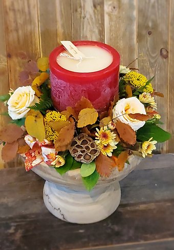 Autumns Glow centerpiece